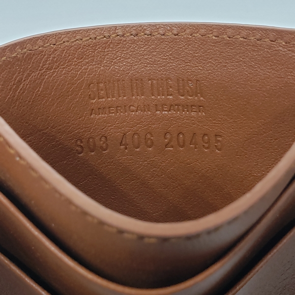 Shinola Detroit Card Holder in Bourbon - Picture 5 of 5